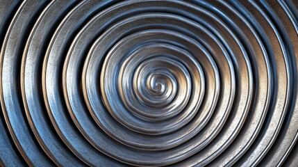 Obraz premium Background of twisted steel wires forming spirals in a prismatic design suitable for abstract metal textures and industrial themes