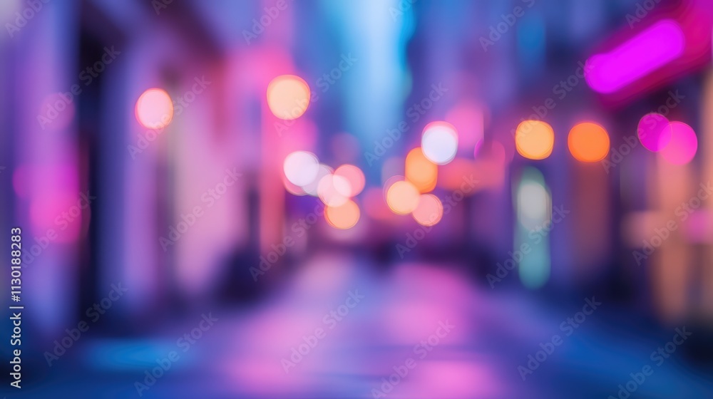 Poster soft bokeh background with vibrant gradient hues for creative design and artistic projects