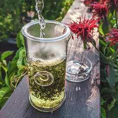 Enjoy a Refreshing Herbal Drink while immersed in the tranquility of Natures Embrace