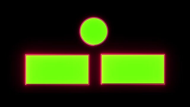 Animation End screen YouTube channel with three templates for video on a black background. Thanks for watching and reminder for likes, comments and share.