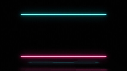 abstract background Glowing light line frame background, overlay, technology background copy space
