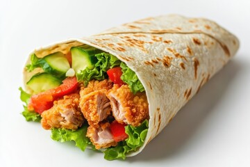 ketchup on white background