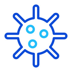 Obraz premium Sea Urchin Duoline Icon