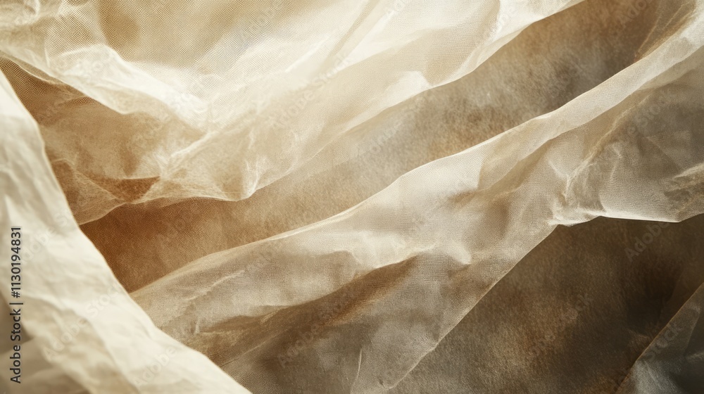 Poster vintage textured paper background with soft folds creating an aged and classic appearance suitable f