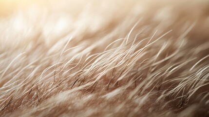 Macro close-up of textured skin with fine hair showcasing natural patterns and soft lighting for beauty and skincare themes.