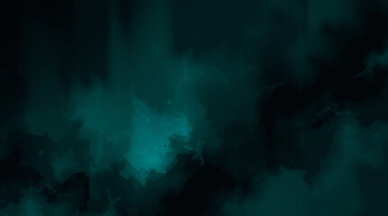 Fototapeta premium Abstract teal and dark green background with soft gradients and subtle textures, suitable for digital artwork or design.