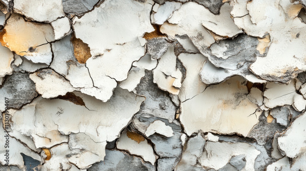 Poster abstract close-up of cracked tree bark showcasing texture in a dynamic chaotic pattern perfect for c