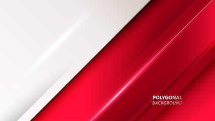 Obraz premium red, white background abstract banner