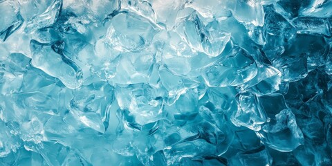 Obraz premium Translucent ice forms a natural wallpaper, showcasing the stunning beauty of transparent ice. This natural wallpaper captures the essence of ice in its purest form.