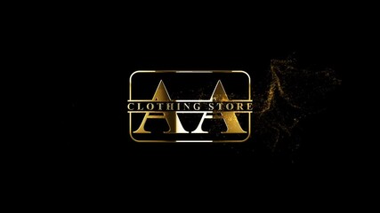 AA, Aa Logo Animation, Luxury Aa Clothing Store Logo Animation Videos