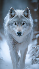 Obraz premium wolf in winter