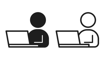 パソコン作業をしている人