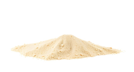 a sand with white solid background