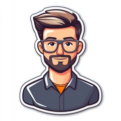 Obraz premium Stylish Man Avatar 