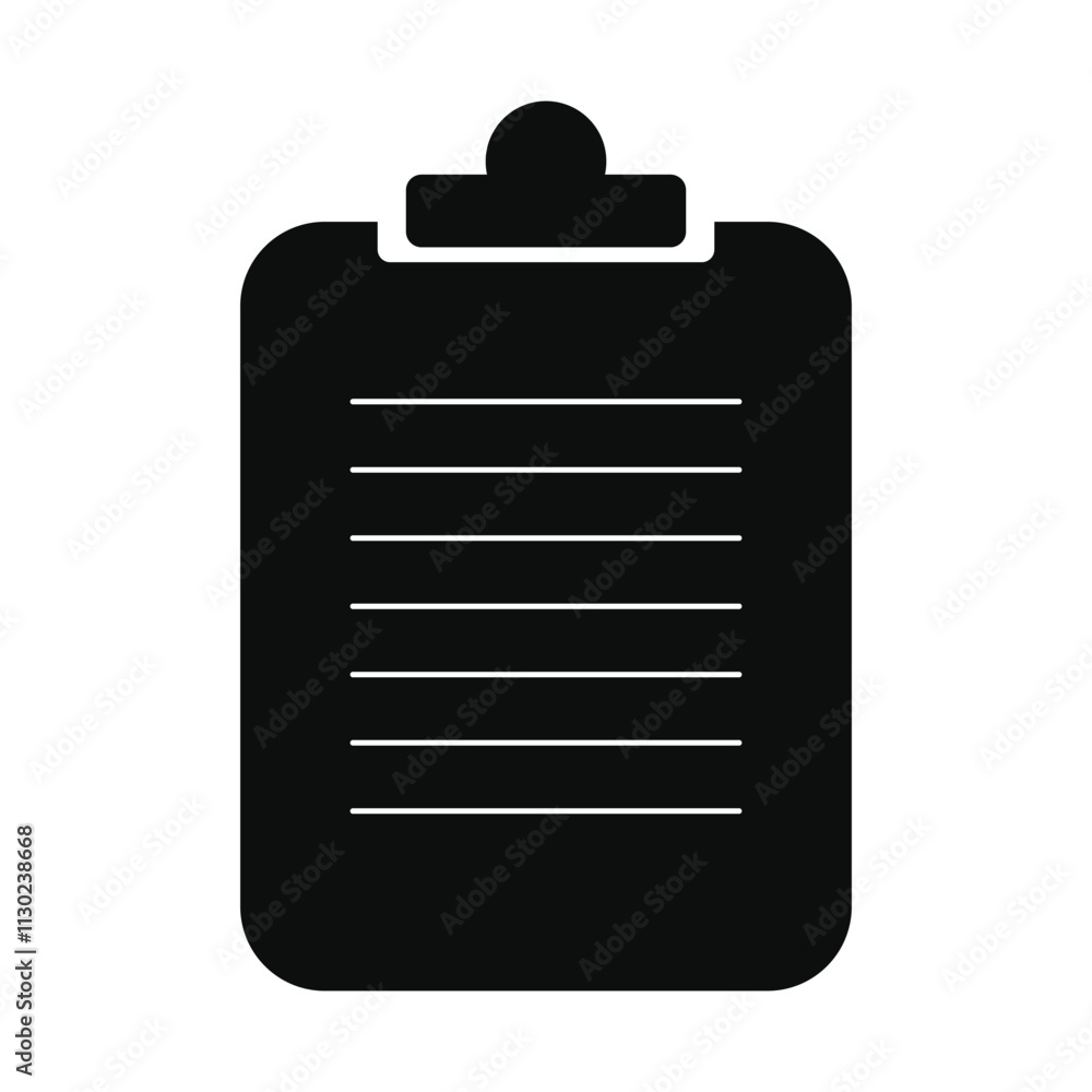 Poster checklist icon set. clipboard checklist or document. checkmark, document, checkbox on paper and more
