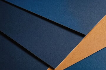navy colorful gradient background. Full framed close up flat lay uniform cardboard texture.