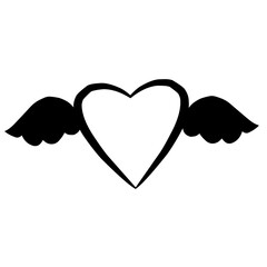 heart with wings
