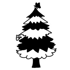 christmas tree illustration