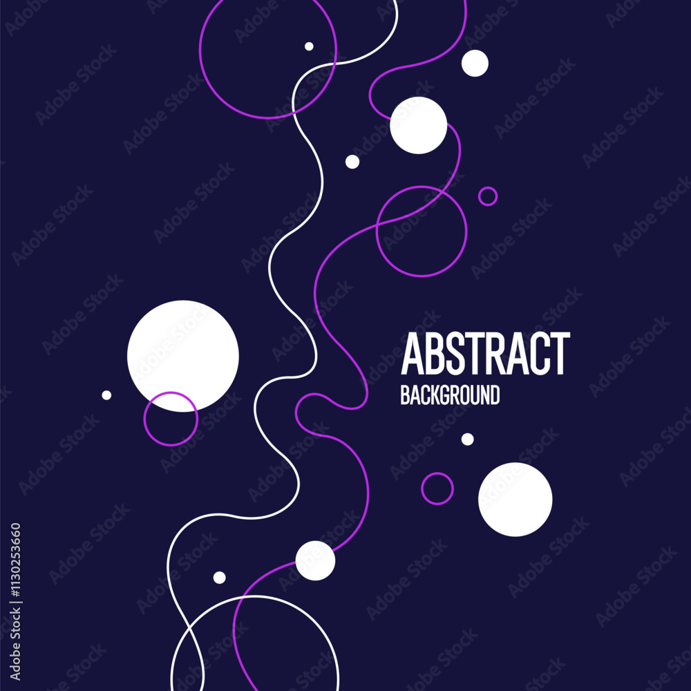 Aufkleber abstract composition with dynamic and geometric shapes. modern template for advertising, vector back
