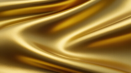 Fototapeta premium Golden elegant background with silk texture for design.