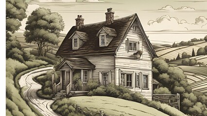 old house in the woods