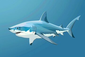 Fototapeta premium shark in the water