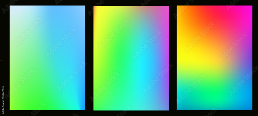 Poster radiant rainbow background with gradient colors in pride ombre texture, featuring abstract, lgbt gra