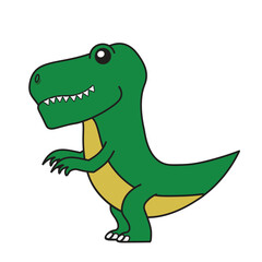 Fototapeta premium Cute Dinosaurus Illustration