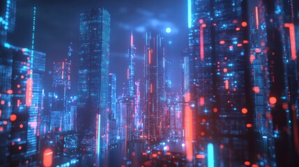 Obraz premium The modern creative communication and internet network connect in smart city . Concept of 5G wireless digital connection and internet of things future.