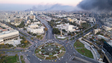 Israeli airstrikes on Damascus. The fall of Bashar al-Assad's regime.