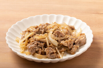 生姜焼き（豚こま切れ）