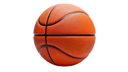 Fototapeta premium Basketball Ball isolated on white background, full depth of field