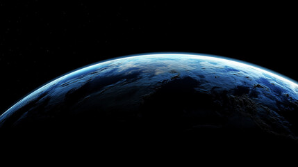 Fototapeta premium Planet Earth view from outer space