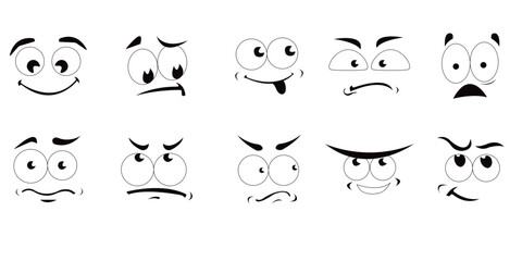 Obraz premium expression Eye Cartoon