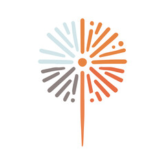 Obraz premium Colorful fireworks Explosion