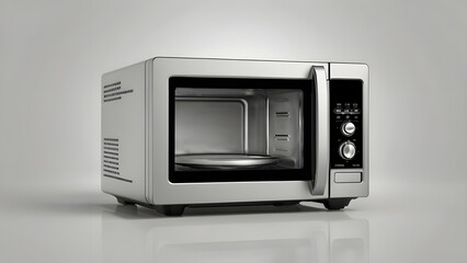 Fototapeta premium microwave oven isolated on white background