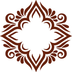 Beautiful flower art and mandala vector design