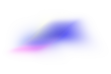 Glowing blue pink abstract shape, grainy blue yellow gradient shape on transparent background, noise texture futuristic dynamic poster header cover wallpaper banner backdrop design