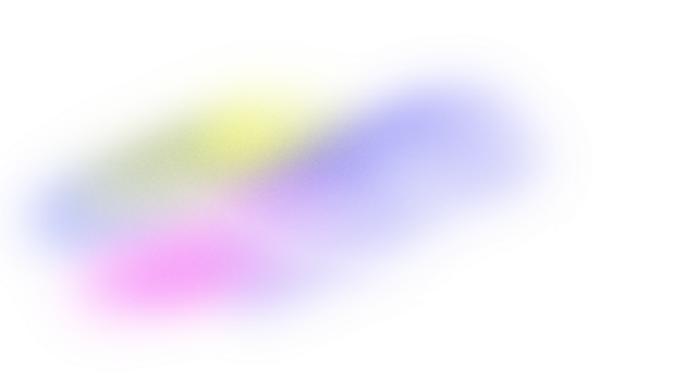 Glowing blue pink abstract shape, grainy blue yellow gradient shape on transparent background, noise texture futuristic dynamic poster header cover wallpaper banner backdrop design