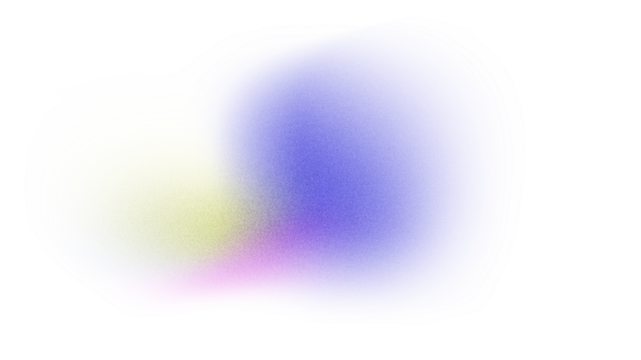 Glowing blue pink abstract shape, grainy blue yellow gradient shape on transparent background, noise texture futuristic dynamic poster header cover wallpaper banner backdrop design