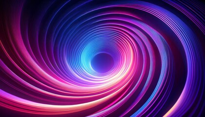 Fototapeta premium Abstract swirling vortex of vibrant colors.