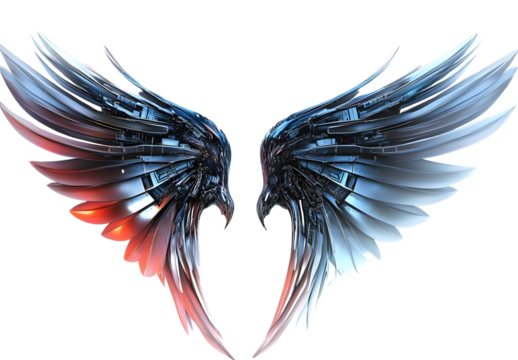 PNG Wings design illustration electronics.