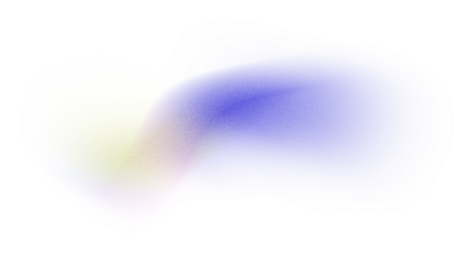 Glowing blue pink abstract shape, grainy blue yellow gradient shape on transparent background, noise texture futuristic dynamic poster header cover wallpaper banner backdrop design