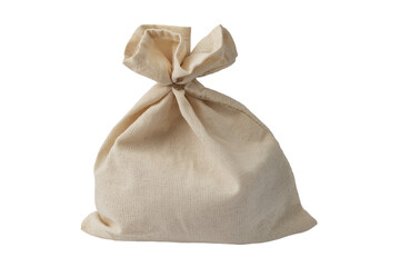 Obraz premium textile bag made of linen fabric, gift wrapping, insulated