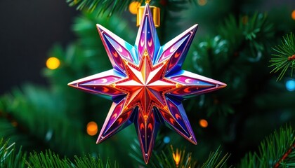 golden stars christmas tree