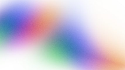 Vibrant grainy gradient shape transparent background, abstract green blue orange color gradient shape, transparent backdrop noise texture dark banner header poster design, copy space 