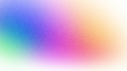 Vibrant grainy gradient shape transparent background, abstract green blue orange color gradient shape, transparent backdrop noise texture dark banner header poster design, copy space 