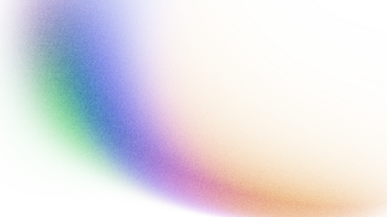 Vibrant grainy gradient shape transparent background, abstract green blue orange color gradient shape, transparent backdrop noise texture dark banner header poster design, copy space 