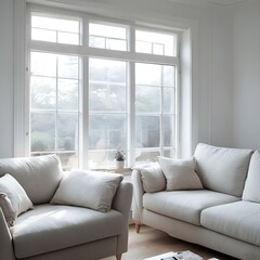 modern living room with furniture