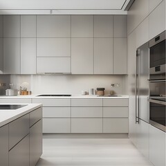 modern kitchen interior with kitchen